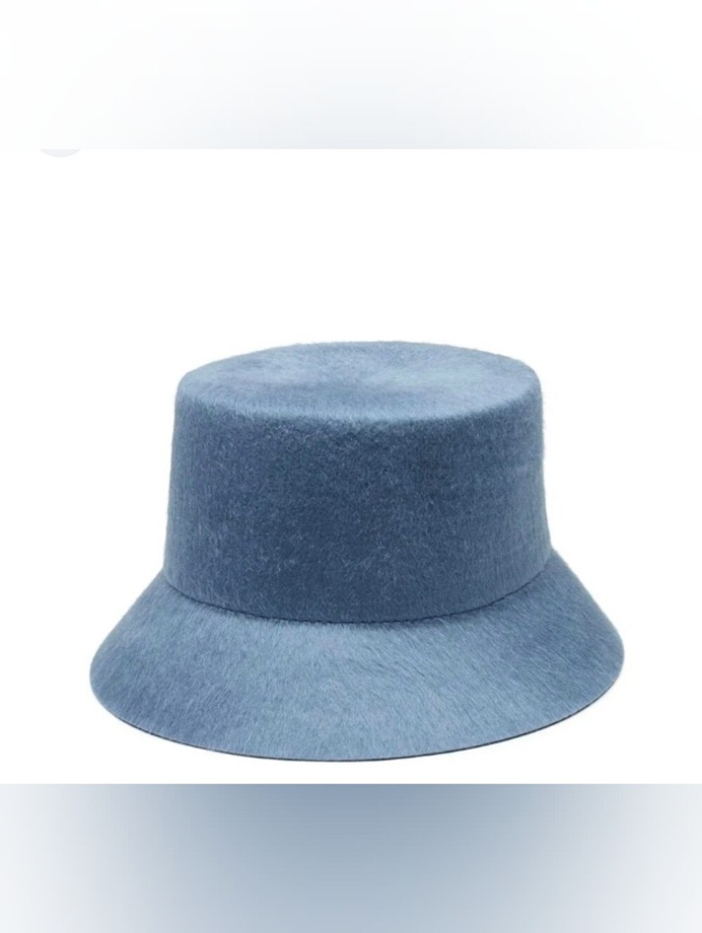 Simons Light Blue Fuzzy Bucket Hat - Women Accessories